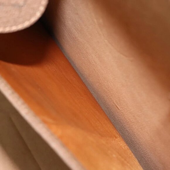 GUCCI GG Plus Supreme Attache Case PVC Beige Gold Auth 146488 - Picture 13 of 16